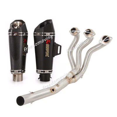 Silenciador silenciador tubo de enlace delantero para Yamaha MT-09 FZ09 XSR900 2014-2020 Foto 1 de 4