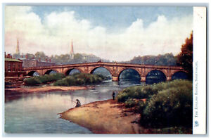 Shropshire England Postcard The Bridge Shrewsbury c1910 Oilette Tuck Art