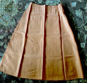 Snip It Vtg Half Slip Lingerie Orange 26  Acetate Taffeta - Picture 1 of 4