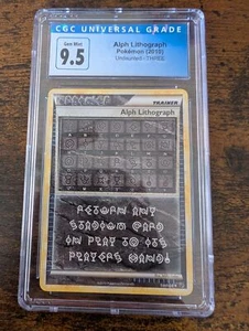 2010 POKEMON ALPH LITHOGRAPH UNDAUNTED THREE CGC 9.5 GEM MINT - Picture 1 of 1