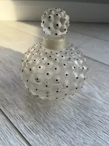 Vintage Lalique France Cactus Crystal Perfume Bottle - Picture 1 of 13