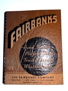 1938 Fairbanks Company Handwagen Plattformwagen Schubkarren Nr. 50 Katalog - Bild 1 von 5