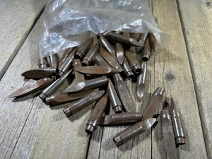 Tapas de asiento de soldadura fuerte para cuadro de bicicleta construcción piezas de acero NOS X2 par - Imagen 1 de 4