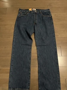 Vaqueros Levi's para hombre pierna recta con botones mosca talla 38x32 nuevos - Imagen 1 de 11