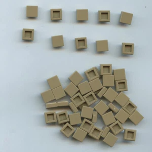 LEGO x 54 azulejo bronceado oscuro 1 x 1 con ranura lote a granel 3070b - Imagen 1 de 1