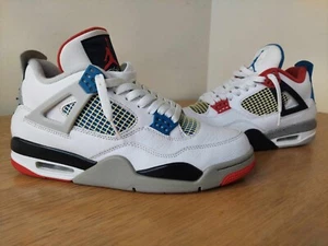 Nike Air Jordan 4 Retro What The Mens Basketball Shoes Trainers UK 8.5 - Picture 1 of 9