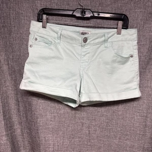 Celebrity Pink shorts Size 11 island blue mint Women’s juniors Shorts 90s y2k - Picture 1 of 6