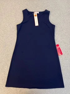 Jude Connally Etuikleid Beth Large marineblau Mini einfarbig schick hergestellt in den USA neu mit Etikett $ 168 - Bild 1 von 12