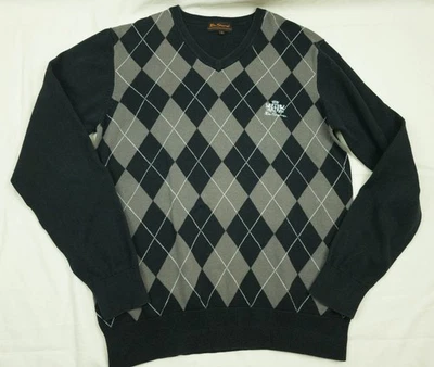 PARA HOMBRES BEN SHERMAN JERSEY SUÉTER ALGODÓN TALLA M-L (ETIQUETA 2/M) GC a - Imagen 1 de 4