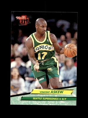 Vincent Askew 1992 Ultra #360 Seattle SuperSonics - Image 1 of 2