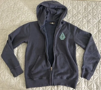 Boys Large VOLCOM BB Motorin Full Zip Hoodie Hooded Sweatshirt - Image 1 of 3