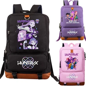 Mochila Kpop Cazadores de Demonios Bolsas Escolares Adolescentes Laptop Mochila Viaje Mochila - Imagen 1 de 18