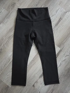 Lululemon Wunder Under Crop High-Rise Full On luon 21" Black Legging Size 6 - Picture 1 of 7