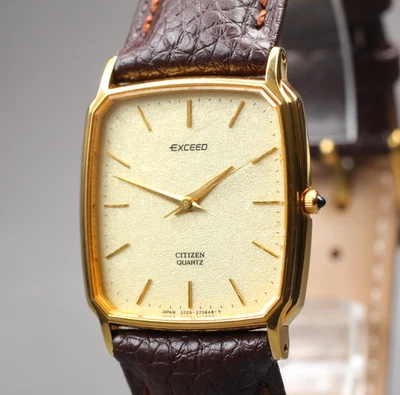[CASI COMO NUEVO] Reloj Citizen Exceed 2730−273608 Oro Cuadrado Qz Hombre 27mm JP Foto 1 de 4