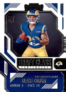2024 Panini Contenders #21 Blake Corum Draft Class Contenders Blue #/199 - Picture 1 of 2
