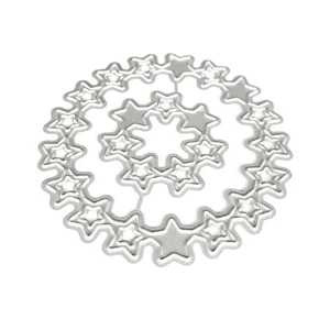 Circle Star Metal Cutting Dies Stencil DIY Scrapbooking Album Stamp Paper Card E - Picture 1 of 8