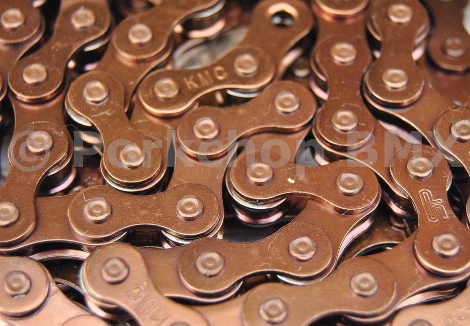 Cadena de bicicleta KMC Z510HX BMX 1/2" X 1/8" X 113L - COBRE Foto 1 de 1