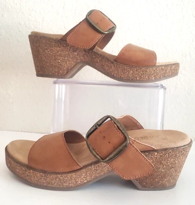 Sandalias para mujer White Mountain Vedge marrón Bucle talla-9M/39 Foto 1 de 4