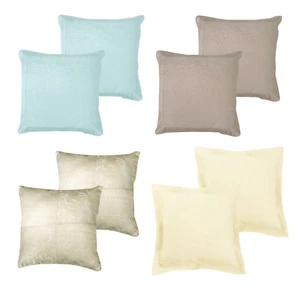 Set of 2 - Quality Pure Cotton Big Cushion Covers 50 x 50 cm - Picture 1 of 6