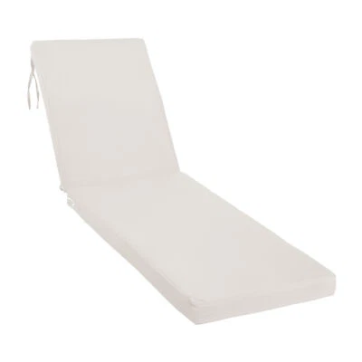 6PCS Outdoor Chaise Lounge Cushion Pad 3" Thick Foam Patio Chair Mat Waterproof - Image 1 of 4