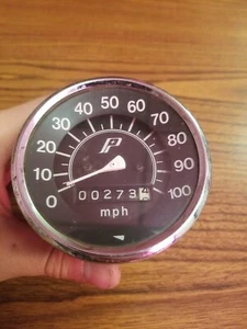 72-75 Polaris Colt Snowmobile Speedometer Gauge 100 MPH Chrome. Part # 2870282 - Picture 1 of 2
