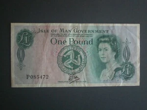 ** Polímero ** Billete Dawson £1 de la Isla de Man*** - Imagen 1 de 6