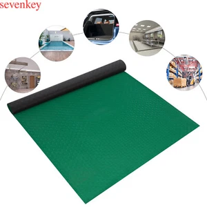 Tappetino PVC tappetino protettivo PVC 2,3mm tappetino runner 100x200 cm verde con mozzi NUOVO - Foto 1 di 17