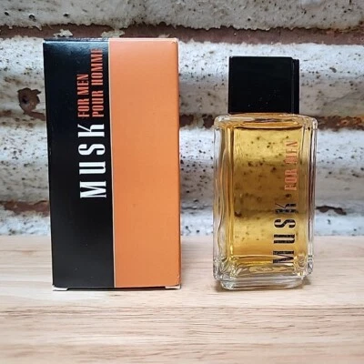 Loción para después del afeitado Avon Musk vintage rara para hombres 3,4 oz nueva en caja Foto 1 de 4