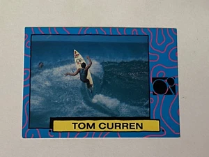 TOM CURREN 1987 OP ASTROBOYS COLLECTORS SURF CARD NEAR MINT - Zdjęcie 1 z 2