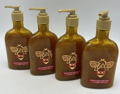 Jabón de manos Bath Body Works abeja miel feliz mantequilla juego de 4 bombas retiradas Foto 1 de 4