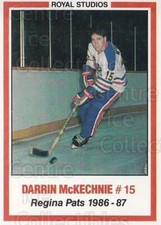 1986-87 Regina Pats #17 Darrin McKechnie