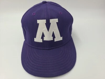 Винтажная шерстяная мужская кепка Minnesota Golden Gophers New Era профессиональная модель облегающая 7 3/8 - Изображение 1 из 4