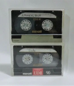 M9-5 maxell UDII 90 Vintage High Position Cassette Tapes, Preowned, Japan - Picture 1 of 6