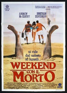 WEEKEND CON IL MORTO POSTER Kotcheff Silverman, McCarthy MANIFESTO 2F - Foto 1 di 1