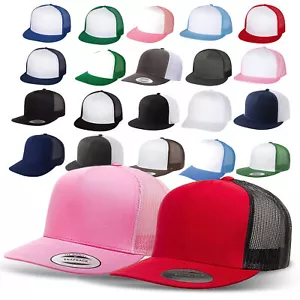 Yupoong Classics 6006 Sombrero de Camionero Ajustable Snapback Sombrero de Malla Dura - Imagen 1 de 13
