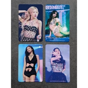 Rose Lisa Jennie Jisoo Photocard Blackpink World Tour Born Pink set di 4 carte - Foto 1 di 8