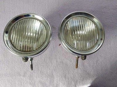faros antiniebla cromados vintage Hella faros antiniebla vw porsche Foto 1 de 4