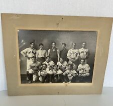 A set of 5 1902 Baseball Photos...Theresa + Lomira WI...were the competing teams