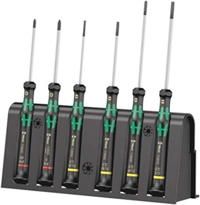 Wera 05118150001 A Kraftform Micro Slotted/Phillips Electronics Screwdriver Set - Picture 1 of 4