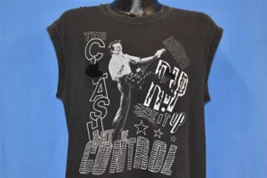 vtg 80s THE CLASH RIP IT UP OUT OF CONTROL TOUR PUNK ROCK SLEEVELESS t-shirt L - Picture 1 of 5