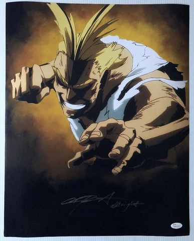 Chris Sabat Signed Autographed 16x20 Photo My Hero Academia All Might JSA COA Cover