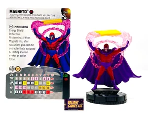 Marvel Heroclix Magneto #044 w/ Card Smash and Destroy Set - Picture 1 of 1