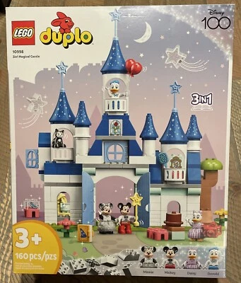 Lego Duplo 10998 Disney Castillo Mágico 3 en 1 Nuevo Disney 100 Lego 10998 Caja Dañada Foto 1 de 4
