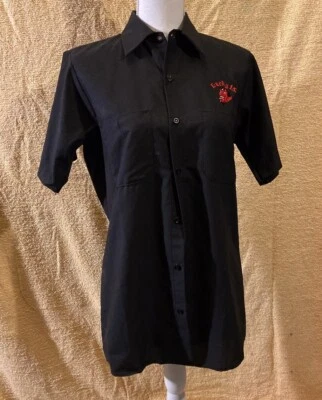 Camisa de boliche Lucky13 para hombre negra talla SS AU Foto 1 de 4