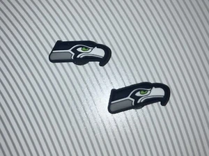 Seattle Seahawks Crocs Charms NFL Shoe Charms 2 Pieces - Picture 1 of 1