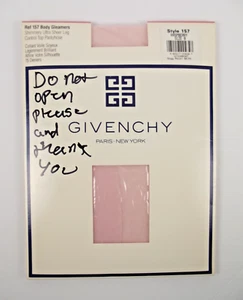 Givenchy Body Gleamers Ultra Sheer Control Top Panty Hose Raspberry Size B #157 - Picture 1 of 4