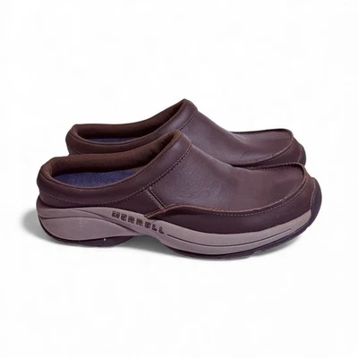 Mocasines sin cordones Merrell para hombre 8,5 marrón tierra oscuro zapatos Foto 1 de 4