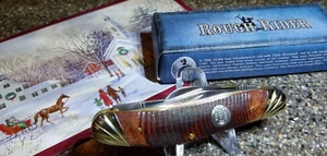 Rough Rider RR479, Sawcut & Fluted Sowbelly, 3-3/4", 3-Blades, NEW Old Stock - Picture 1 of 10