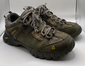 Men’s Vasque goretex size 8 walking shoes brown colour Vibram great soles - Picture 1 of 9