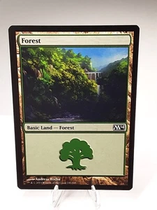 MTG - M14 - Forest - #249 - Lightly Played - Picture 1 of 5
